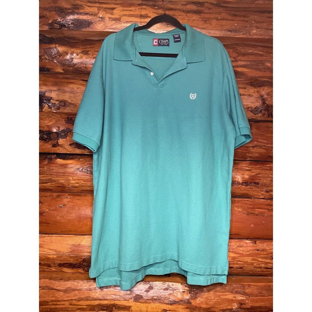 Chaps Polo‎ Aqua Blue Size 2XT
